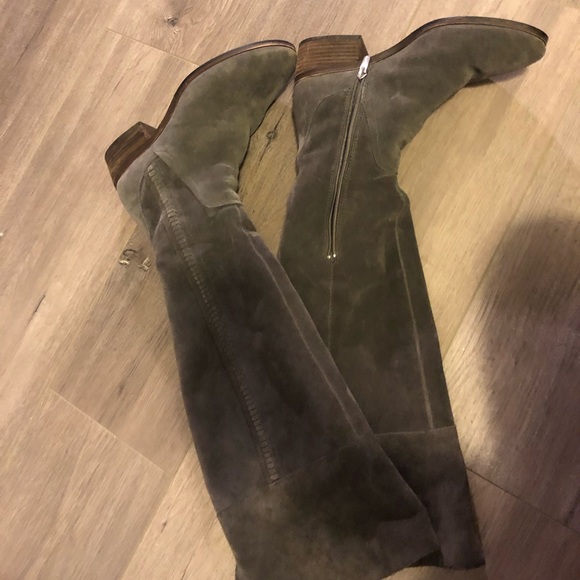 Vince Camuto Shoes - Vince Camuto Kolcheda Gray Over the Knee Boot